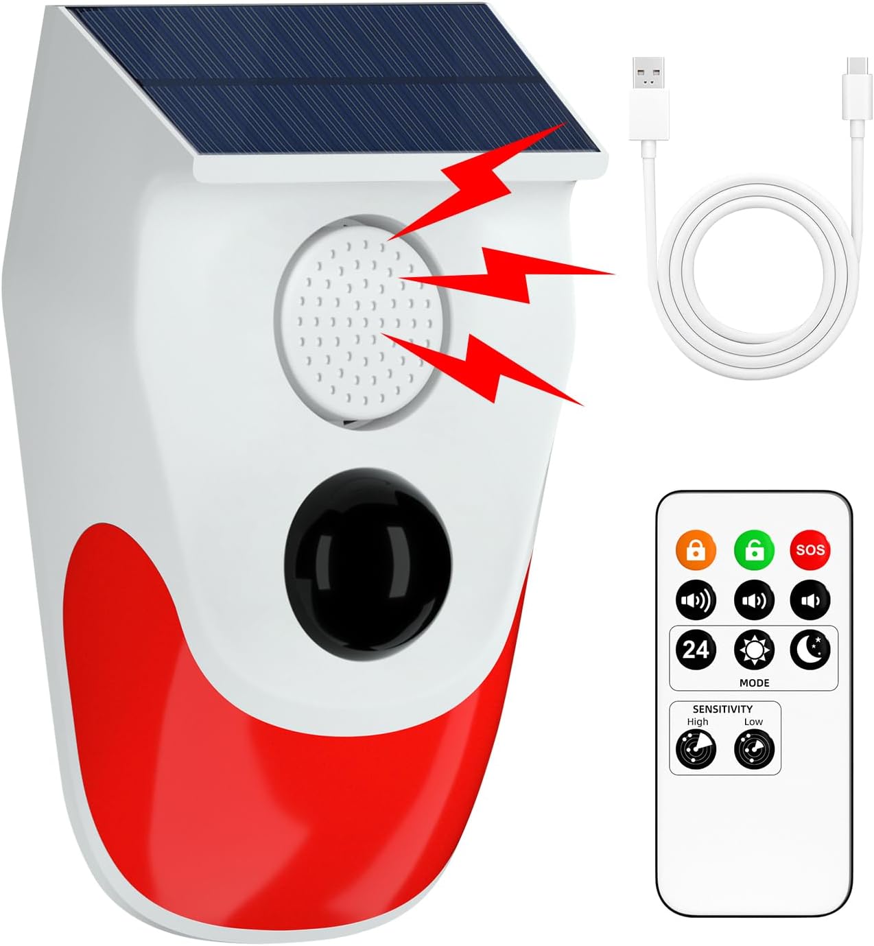 Solar Ground Light Driveway - Güneş Enerjili Hareket Sensörü Dış Mekan