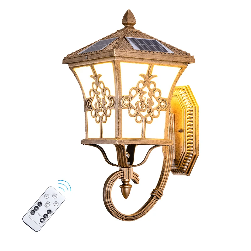 Solar Garden Light Outdoor Waterproof - Dış Mekan Avrupa Tarzı Güneş Enerjili