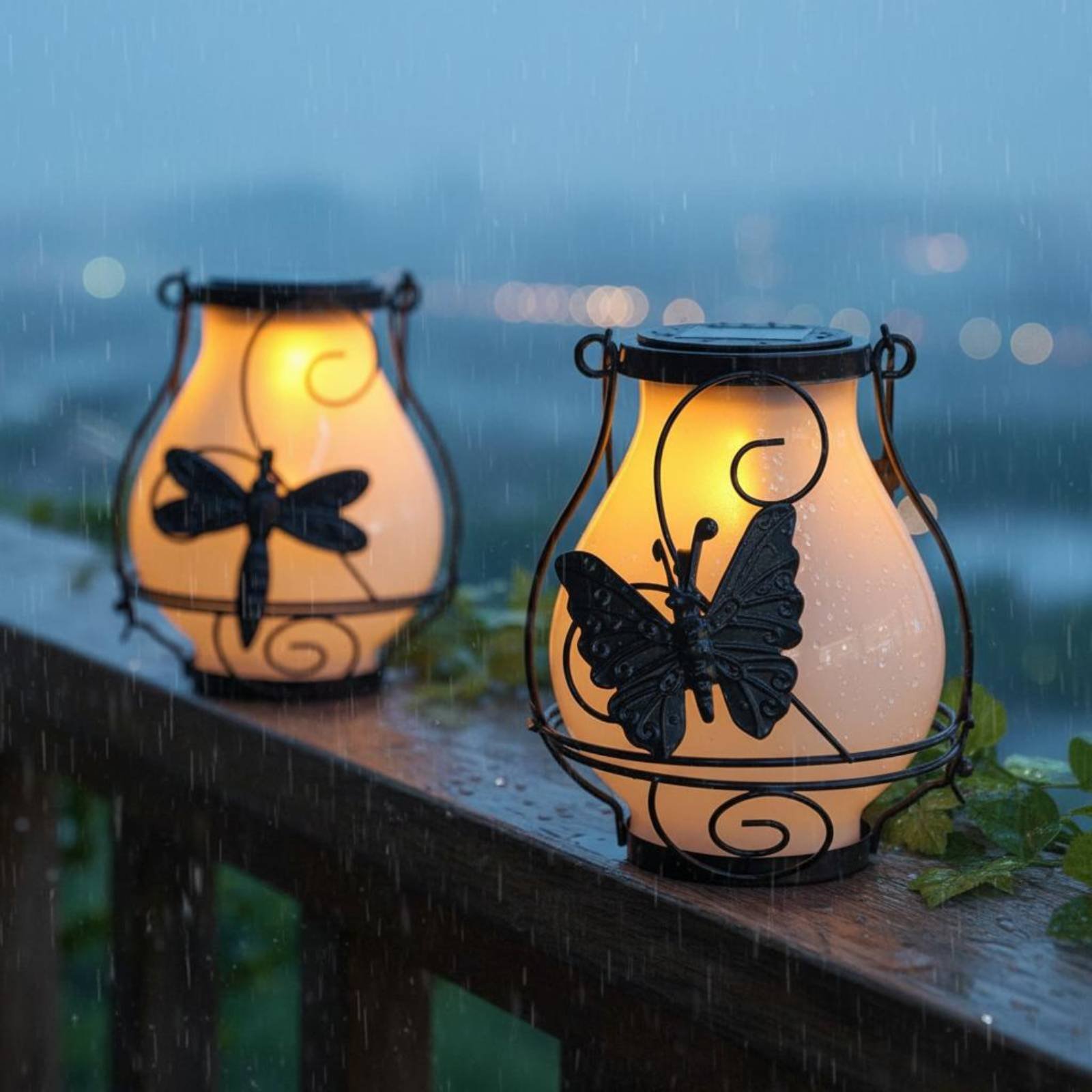 Solar Garden Light Outdoor Waterproof - Güneş Enerjili Kelebek Feneri Su Geçirmez