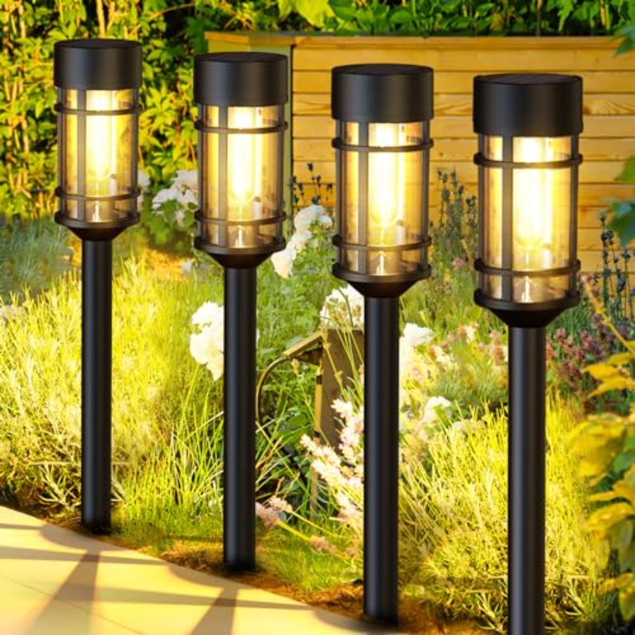 Solar Pathway Lights 8 Pack - Güneş Enerjili Dış Mekan Su Geçirmez