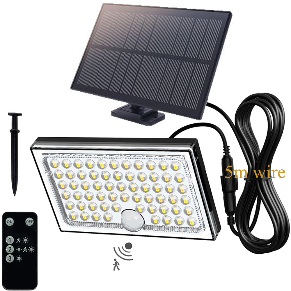Solar Garden Light Dusk To Dawn - LED Güneş Enerjili Hareket Dedektörlü Dış