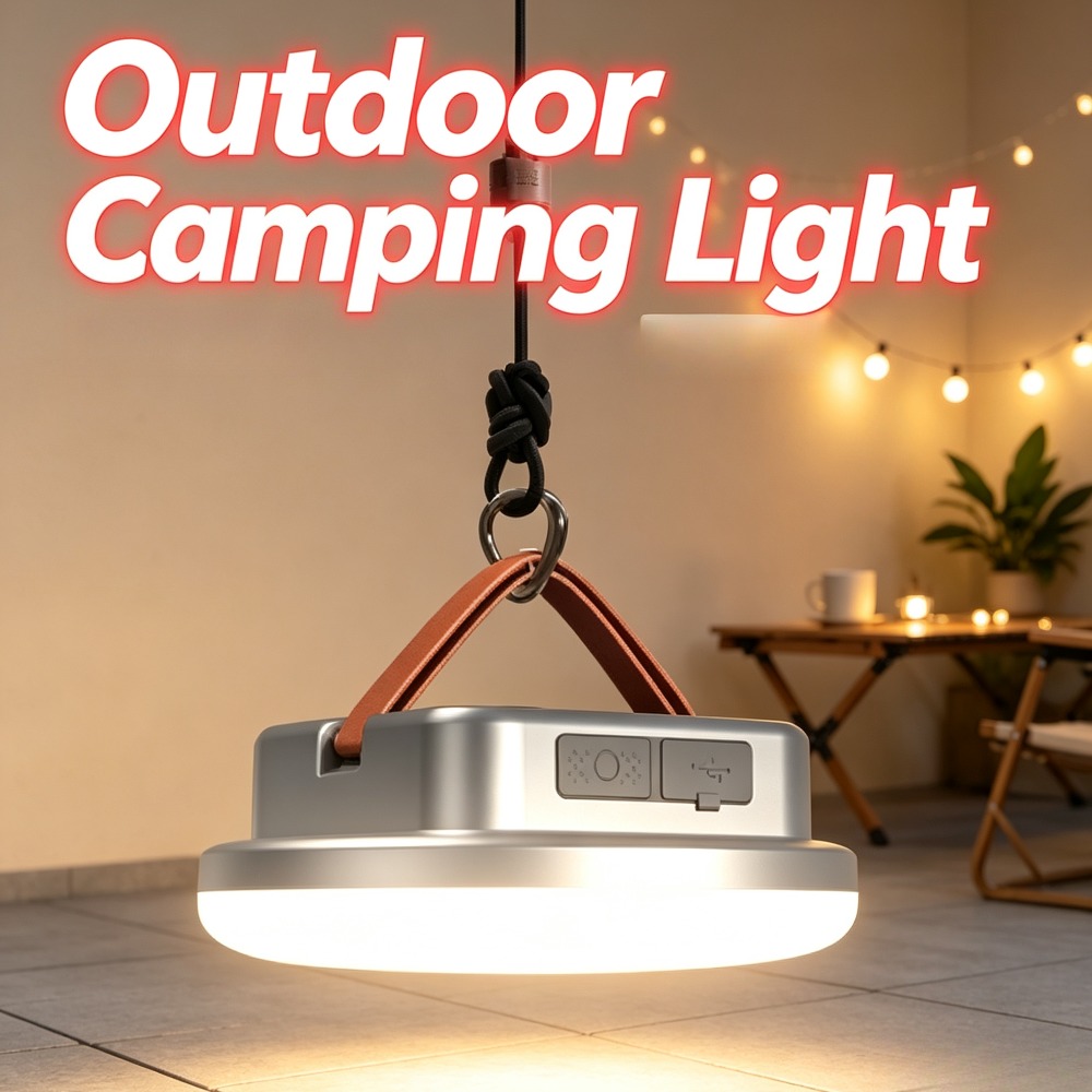 Solar Lantern Camping Collapsible - Açık Hava Kamp Lambası El Feneri