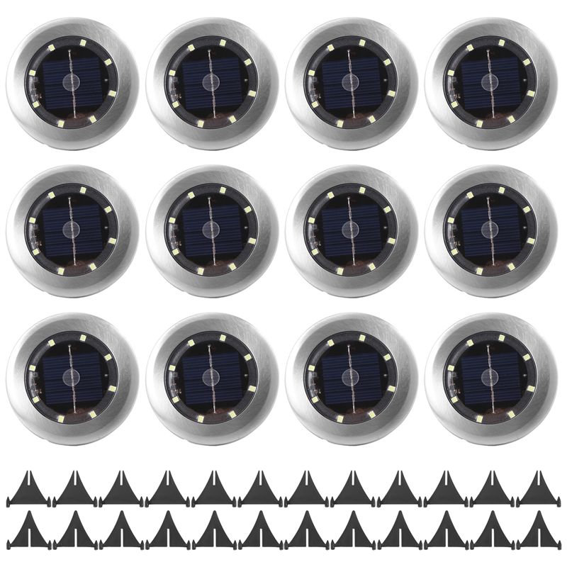 Solar Pathway Lights 8 Pack - BAAJ-12 Paket Güneş Enerjili Bahçe Lambaları,