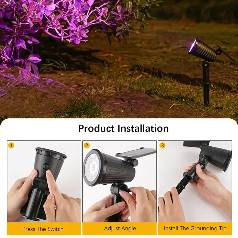 9LED Güneş Spot Açık IP65 Su G - Solar Garden Spotlight Rgb incelemesi ve fiyatı