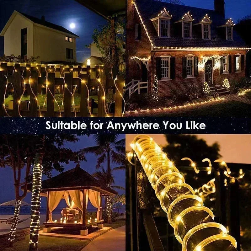 Dış Mekan Güneş Enerjili Tüp H - Solar String Lights Outdoor 20M incelemesi ve fiyatı