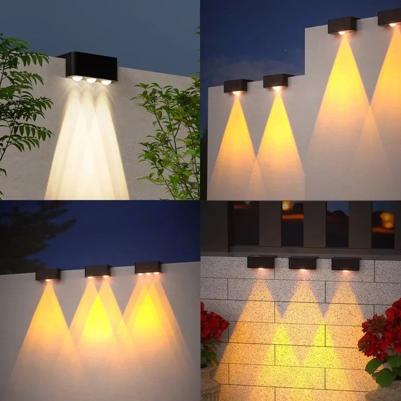 1/2/4 adet güneş enerjili duva - Solar Wall Light Fence Lamp incelemesi ve fiyatı