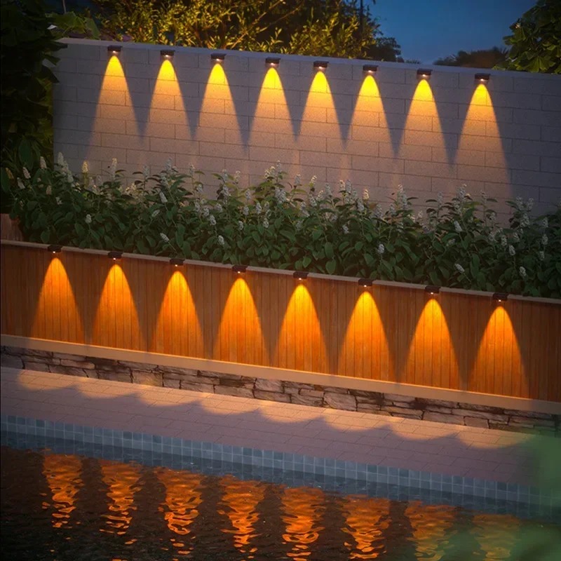 1/2/4 adet güneş enerjili duva - Solar Wall Light Fence Lamp incelemesi ve fiyatı