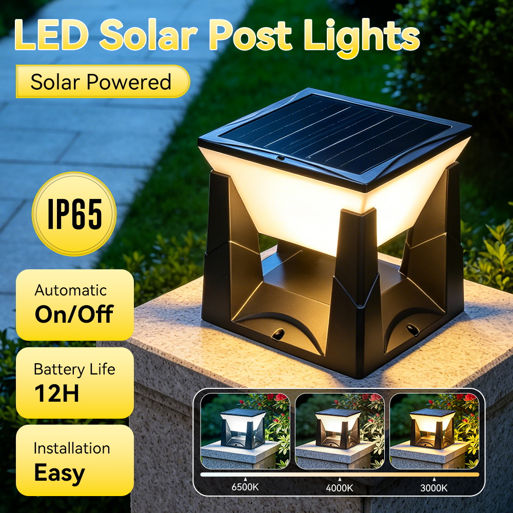 LED Güneş Enerjili Direk Başlı - Solar Post Cap Light 4X4 incelemesi ve fiyatı