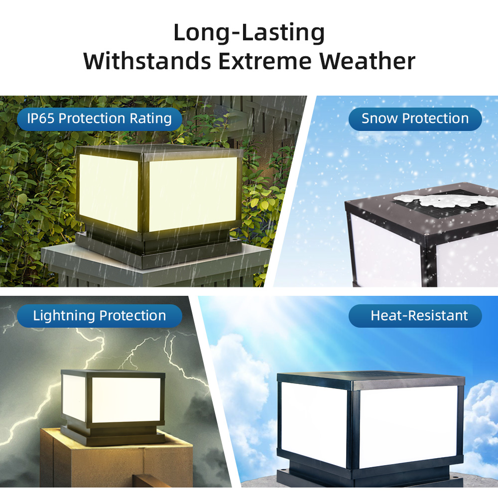 LED Güneş Enerjili Direk Başlı - Solar Post Cap Light 4X4 incelemesi ve fiyatı