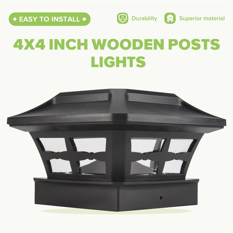 A69esolar Dış Mekan Direk Aydı - Solar Post Cap Light 4X4 incelemesi ve fiyatı