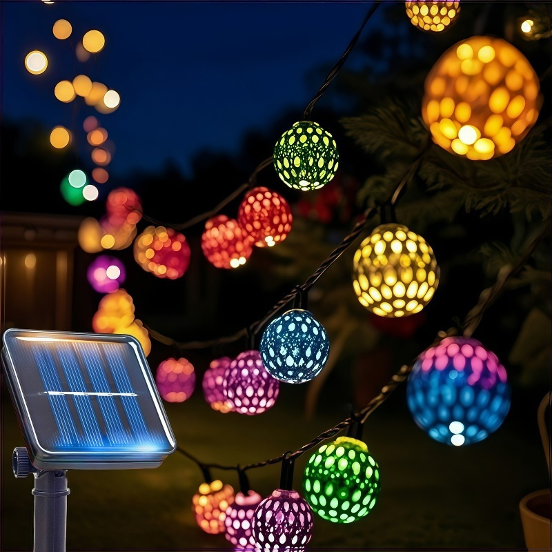 50/30/20 LED Fas Topu Güneş Di - Solar String Lights Outdoor 20M incelemesi ve fiyatı