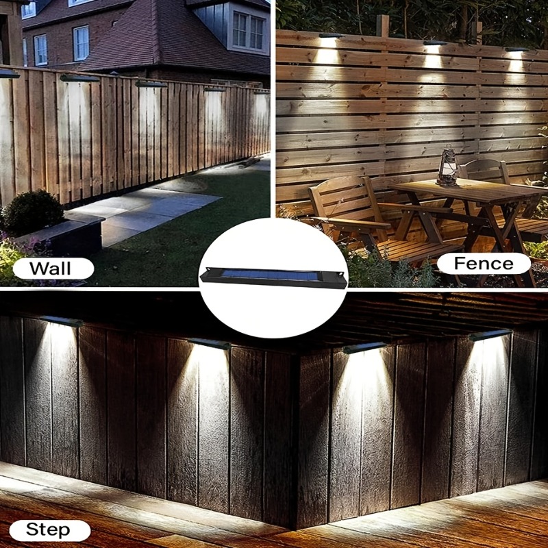 1/2/4 adet güneş işareti ışıkl - Solar Wall Light Fence Lamp incelemesi ve fiyatı