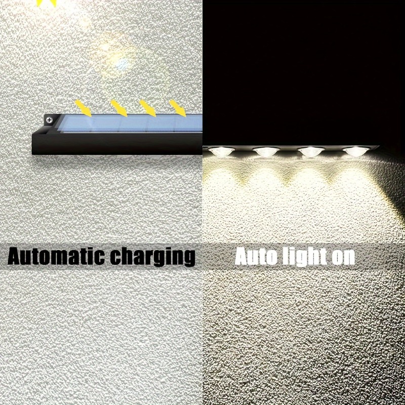 1/2/4 adet güneş işareti ışıkl - Solar Wall Light Fence Lamp incelemesi ve fiyatı