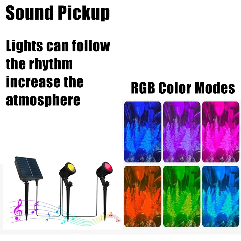3000K/RGB güneş LED ışık dış m - Solar Garden Spotlight Rgb incelemesi ve fiyatı