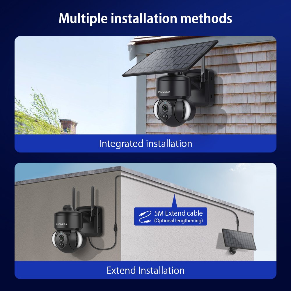 INQMEGA 3MP TUYA güneş gözetim - Solar Security Camera Light incelemesi ve fiyatı