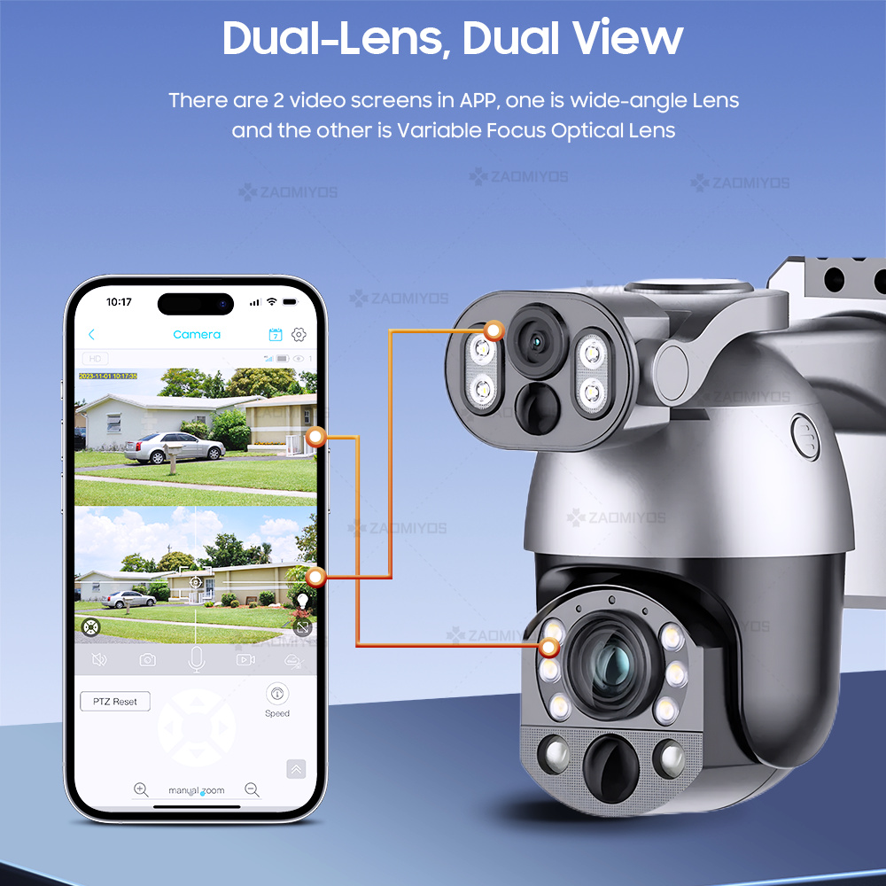 4K 50X ZOOM 10MP Güneş Kameras - Solar Security Camera Light incelemesi ve fiyatı