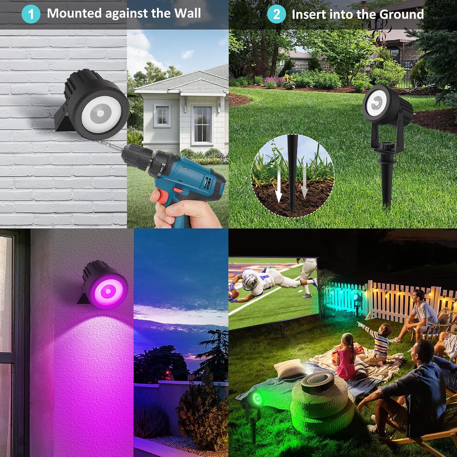 RGB Güneş Enerjili Spot Işık I - Solar Garden Spotlight Rgb incelemesi ve fiyatı