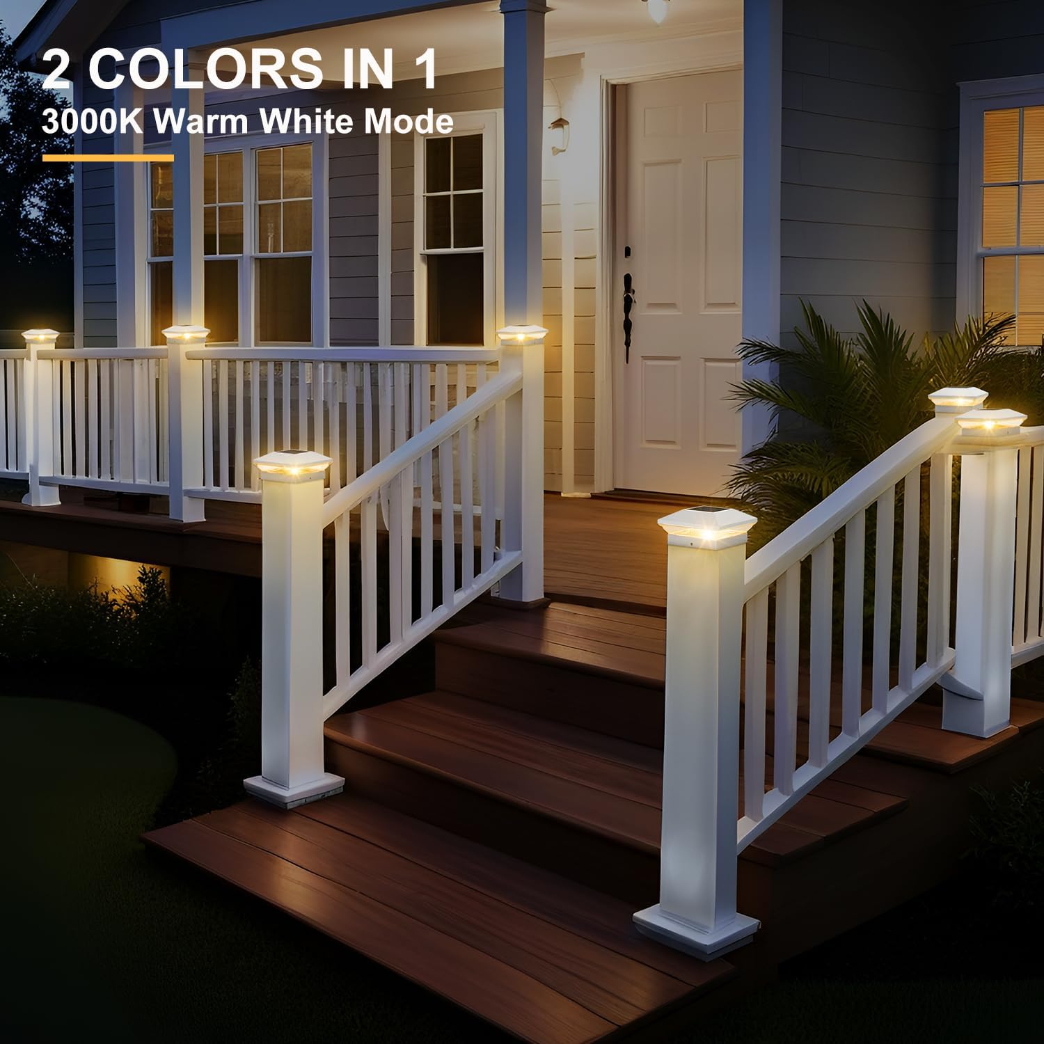 1/2 adet güneş enerjili direk  - Solar Post Cap Light 4X4 incelemesi ve fiyatı