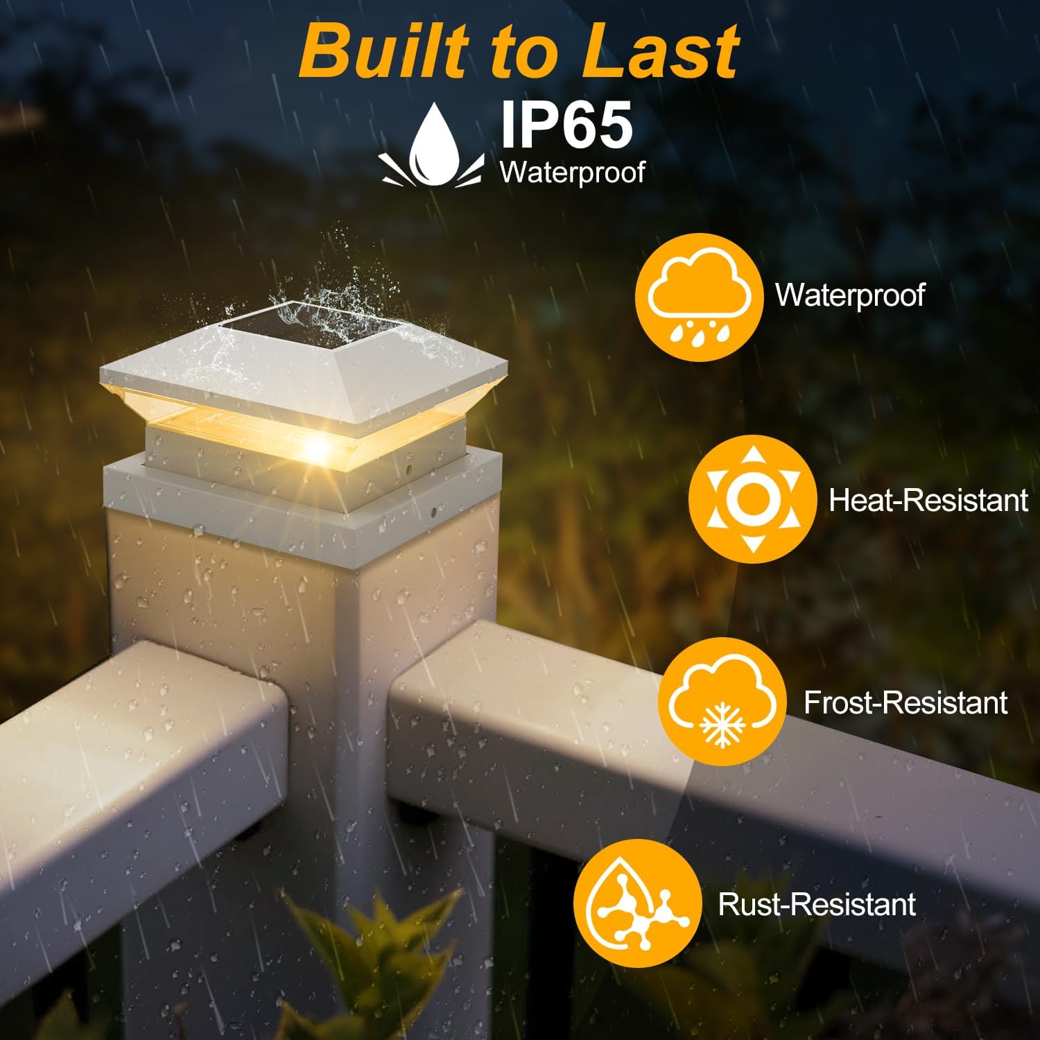 1/2 adet güneş enerjili direk  - Solar Post Cap Light 4X4 incelemesi ve fiyatı