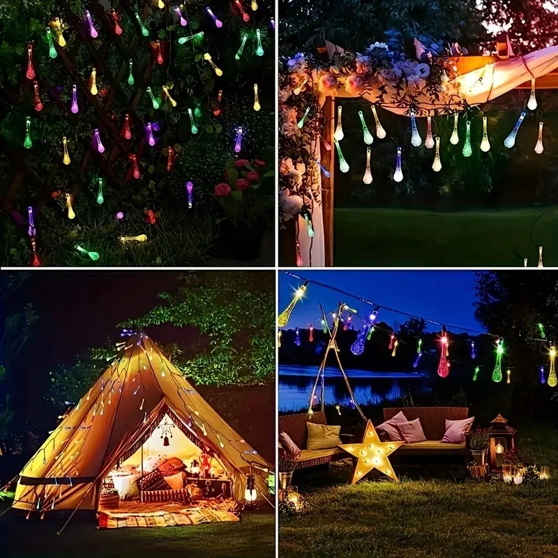 Dış Mekan Güneş Enerjili Yağmu - Solar String Lights Outdoor 20M incelemesi ve fiyatı