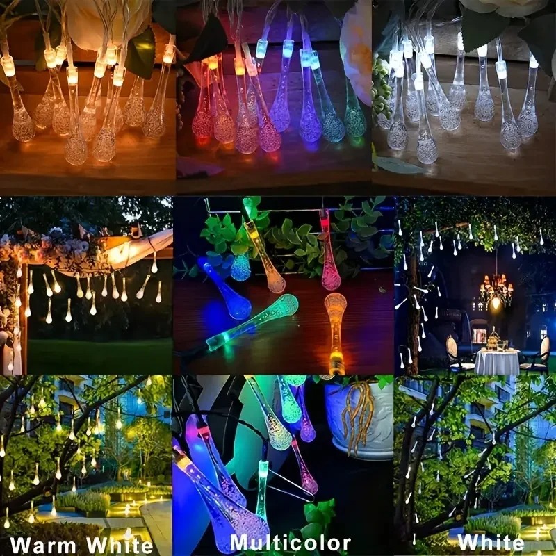 Dış Mekan Güneş Enerjili Yağmu - Solar String Lights Outdoor 20M incelemesi ve fiyatı