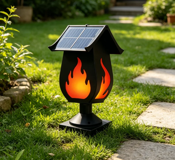 Güneş Enerjili Sütun Farları,  - Solar Garden Light Outdoor Waterproof incelemesi ve fiyatı