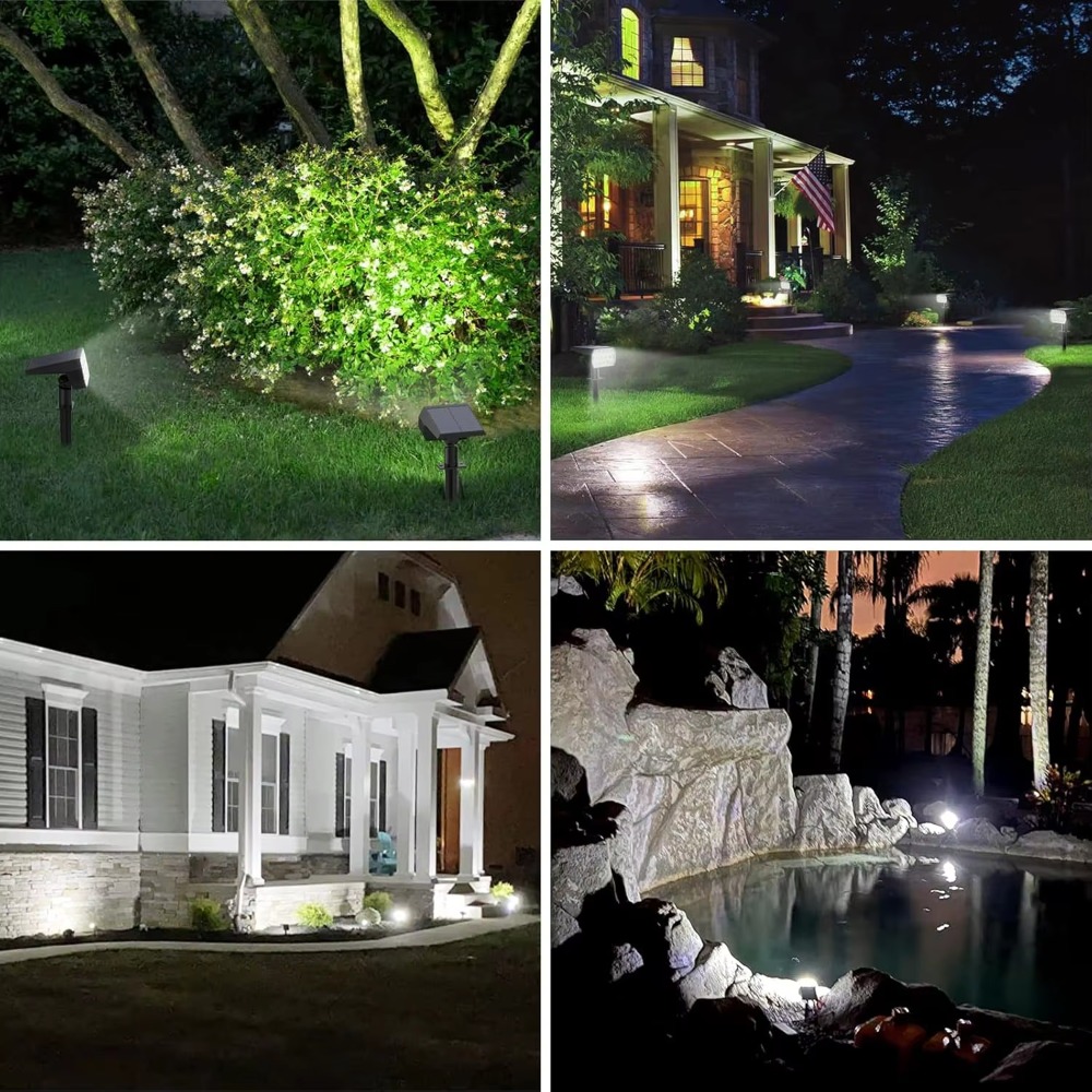 52 LED Güneş Enerjili Spot Işı - Solar Garden Spotlight Rgb incelemesi ve fiyatı