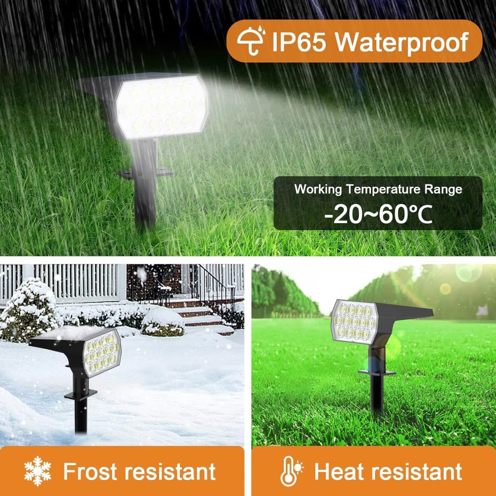 52 LED Güneş Enerjili Spot Işı - Solar Garden Spotlight Rgb incelemesi ve fiyatı