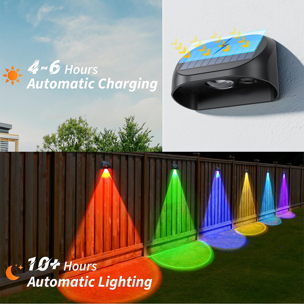 Güneş duvar lambası güneş çit  - Solar Wall Light Fence Lamp incelemesi ve fiyatı