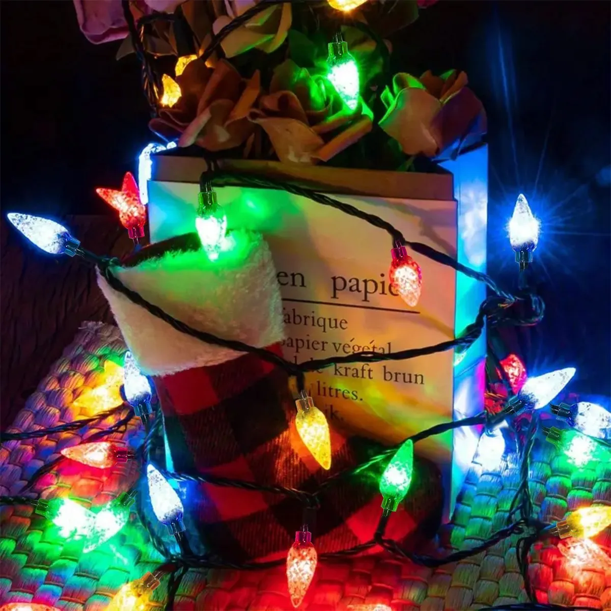 12M 100Leds Güneş Noel Dize Iş - Solar String Lights Outdoor 20M incelemesi ve fiyatı
