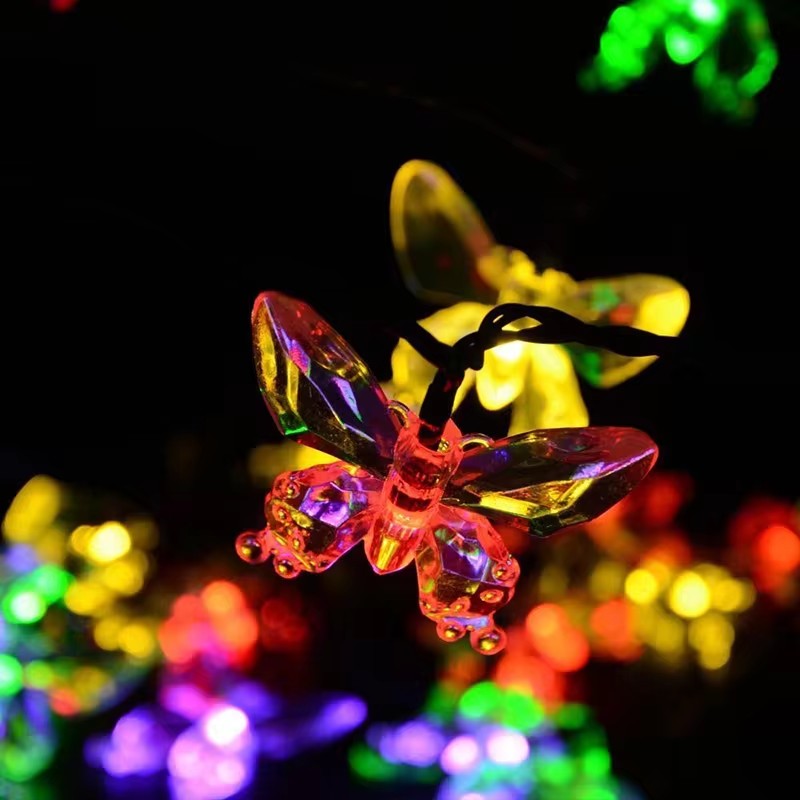 Kristal kelebek açık güneş diz - Solar String Lights Outdoor 20M incelemesi ve fiyatı