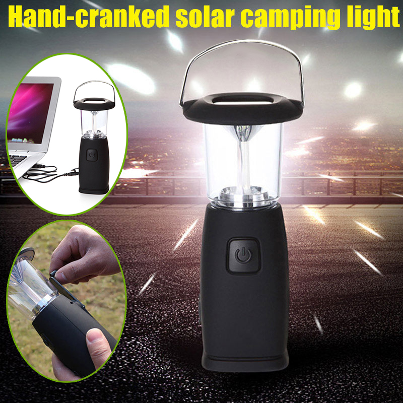 6 LED güneş el-up krank kamp i - Solar Lantern Camping Collapsible incelemesi ve fiyatı