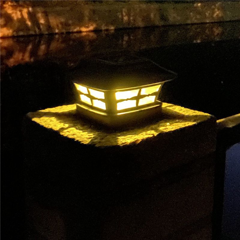 ABVT-2X Güneş Enerjili Direk Ü - Solar Post Cap Light 4X4 incelemesi ve fiyatı