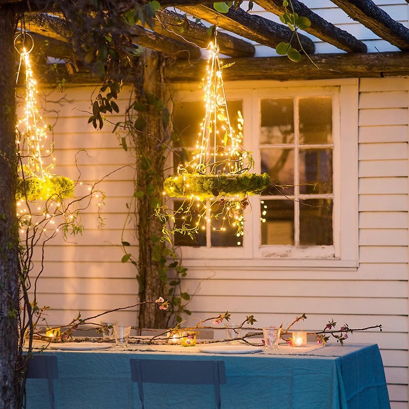 100/200Leds Güneş Peri Şelale  - Solar String Lights Outdoor 20M incelemesi ve fiyatı