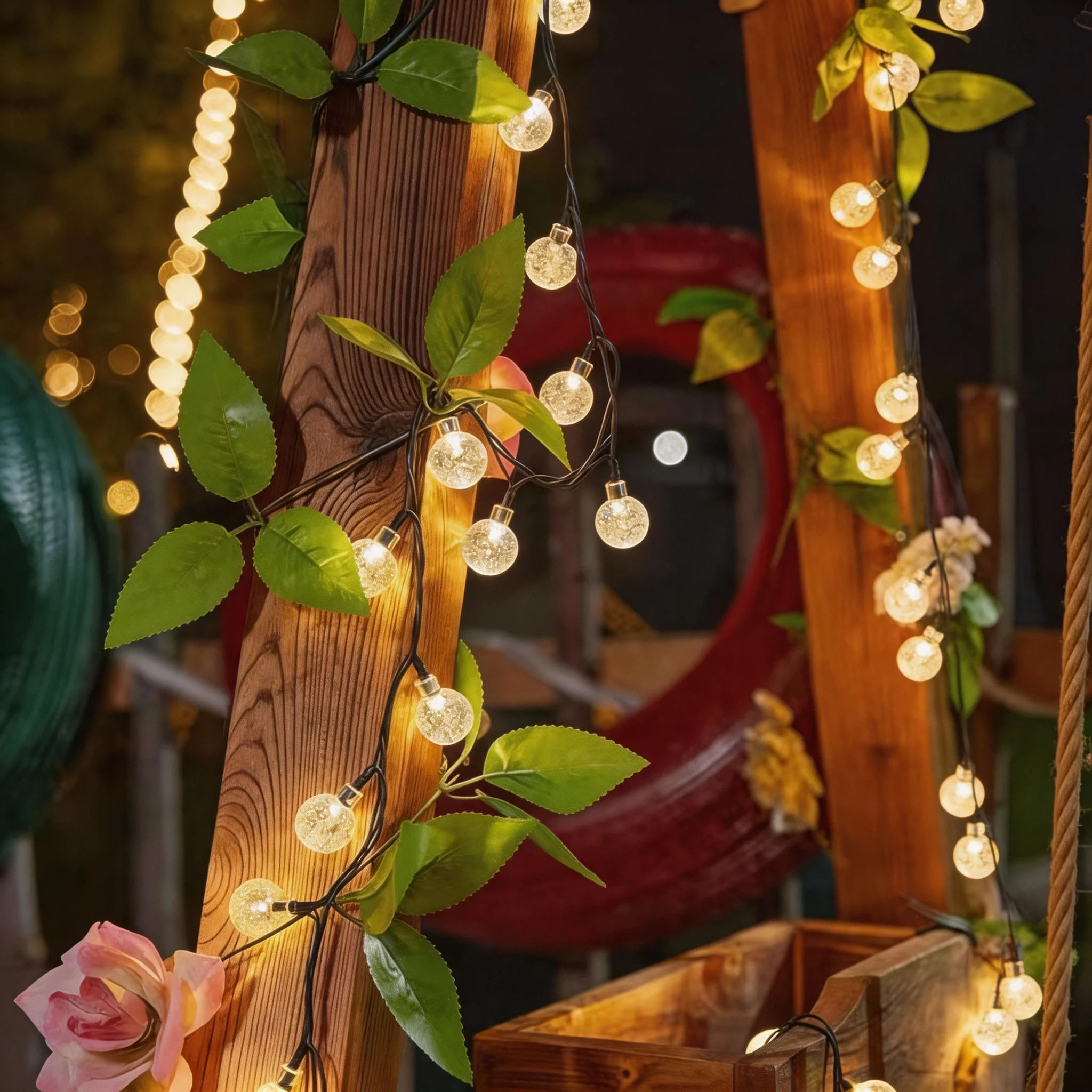 Güneş Enerjili Dış Mekan LED P - Solar String Lights Outdoor 20M incelemesi ve fiyatı