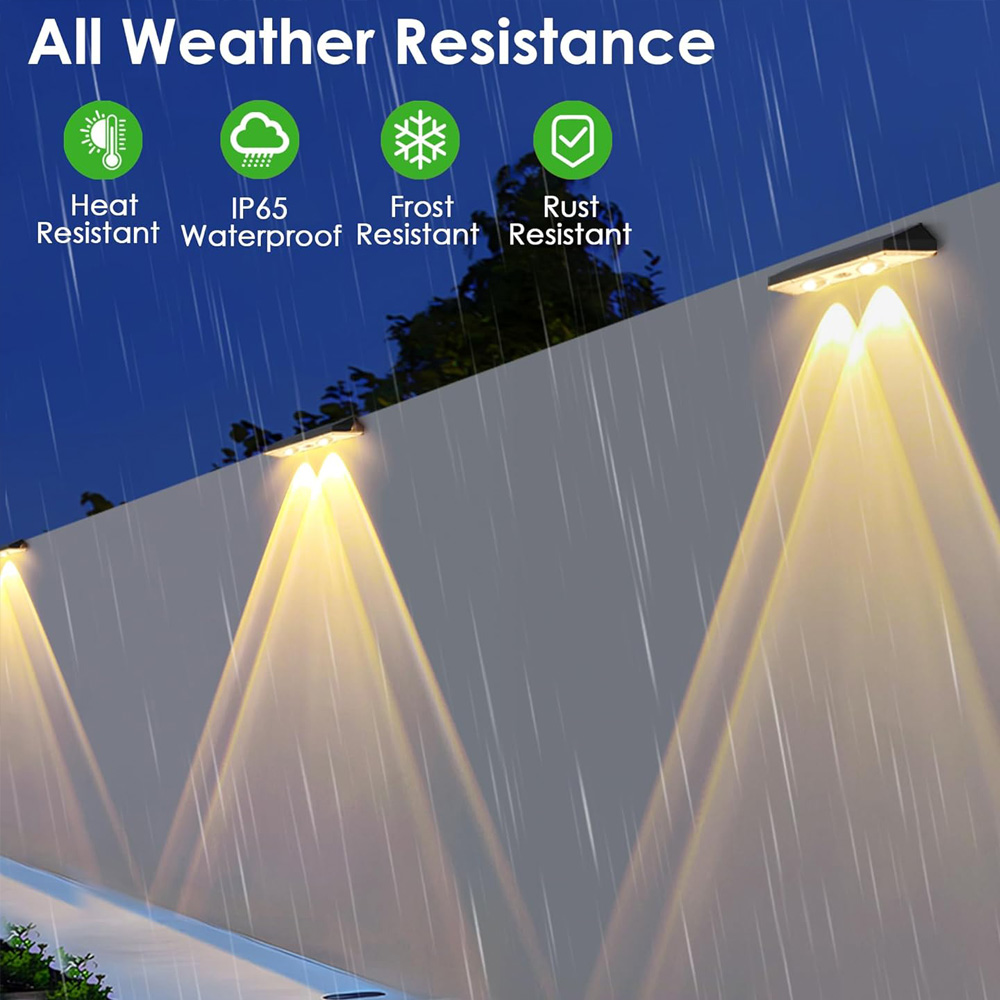 Solar lamba yolu güverte duvar - Solar Wall Light Fence Lamp incelemesi ve fiyatı