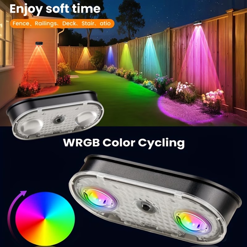 RGB Güneş Enerjili Çit Lambası - Solar Wall Light Fence Lamp incelemesi ve fiyatı