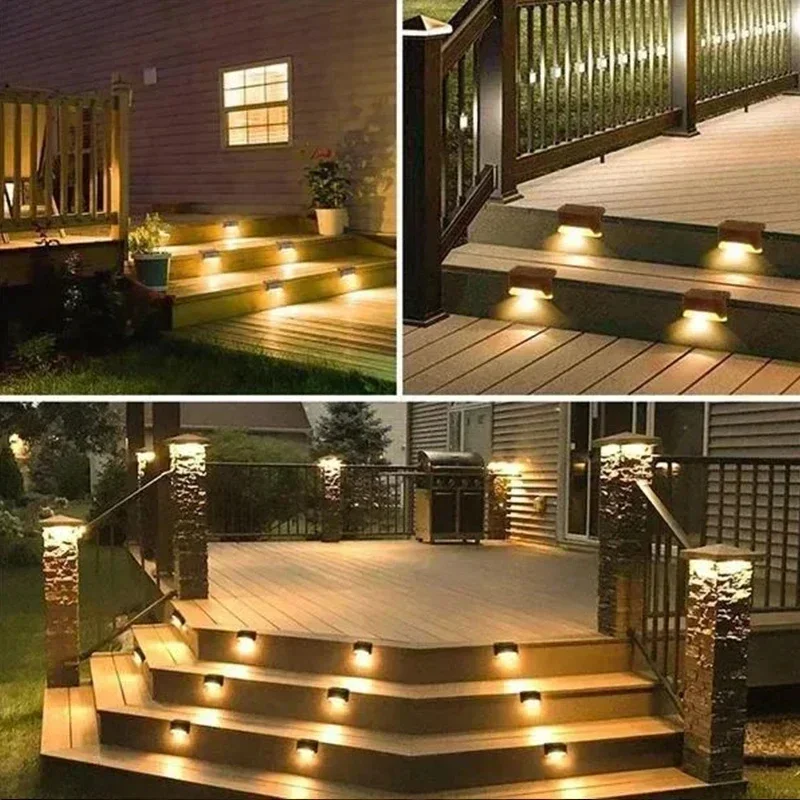 1/4/8/12/adet güneş LED ışıkla - Solar Post Cap Light 4X4 incelemesi ve fiyatı