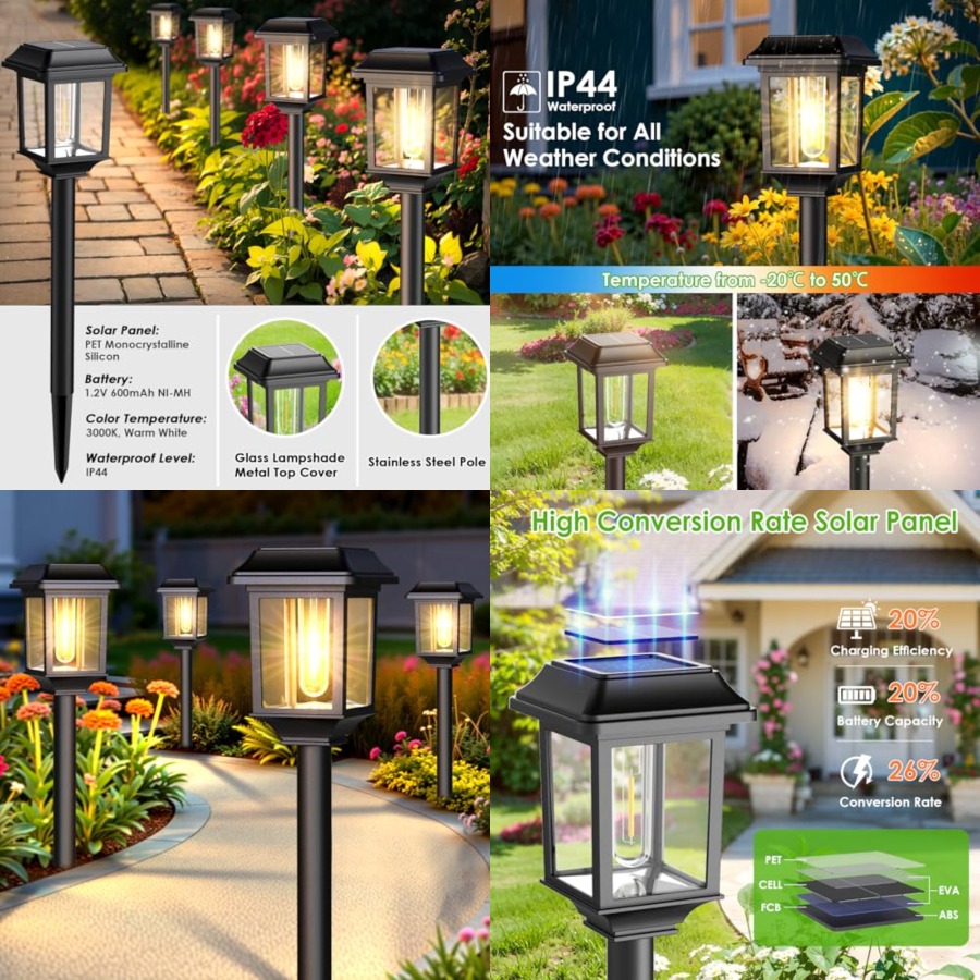 Güneş Enerjili Dış Mekan Lamba - Solar Pathway Lights 8 Pack incelemesi ve fiyatı