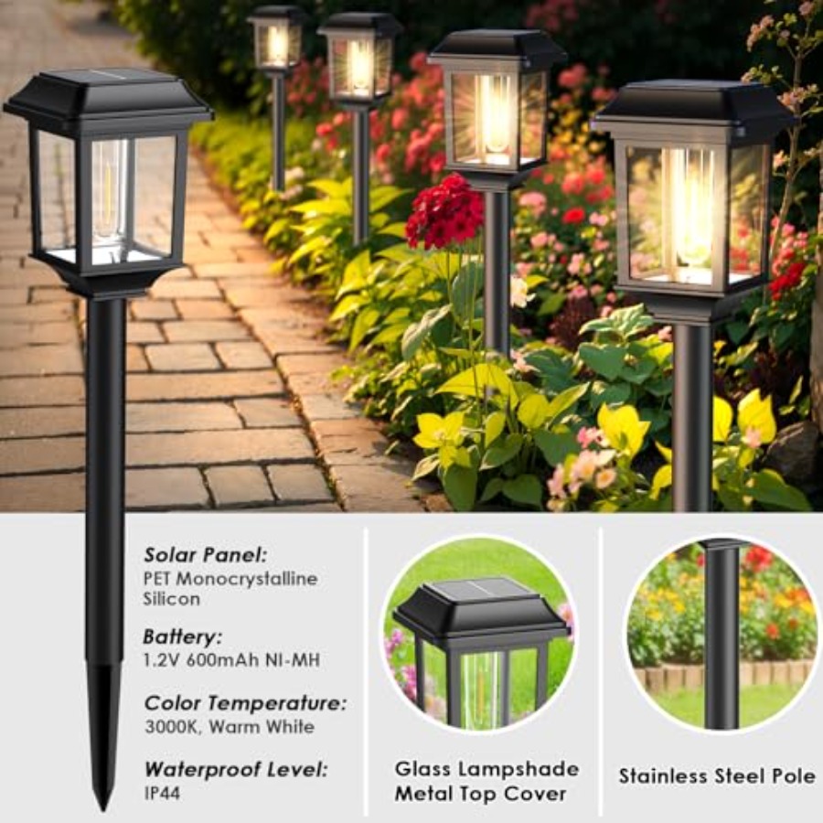 Güneş Enerjili Dış Mekan Lamba - Solar Pathway Lights 8 Pack incelemesi ve fiyatı