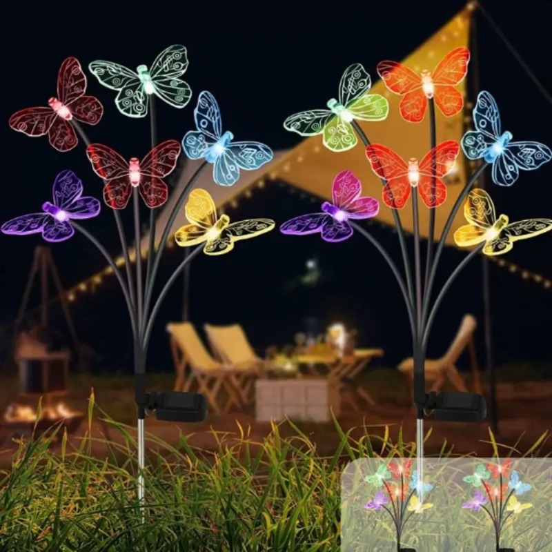 Güneş Enerjili Kelebek Lambala - Solar Garden Light Outdoor Waterproof incelemesi ve fiyatı