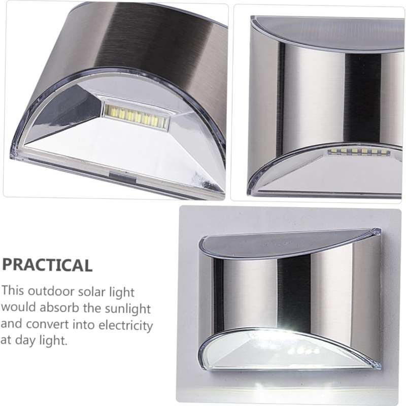 2 adet güneş enerjili bahçe la - Solar Wall Light Fence Lamp incelemesi ve fiyatı