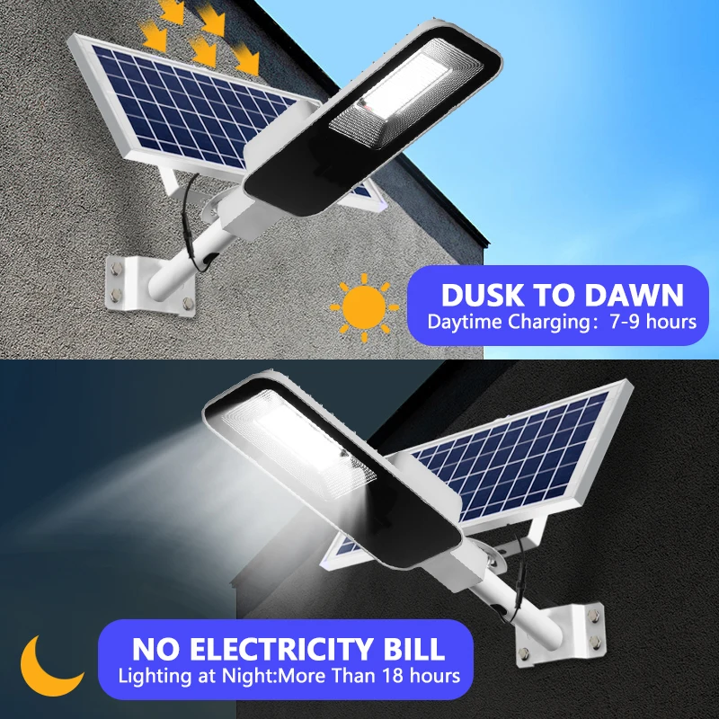 200W güçlü güneş ışığı açık gü - Solar Garden Light Dusk To Dawn incelemesi ve fiyatı