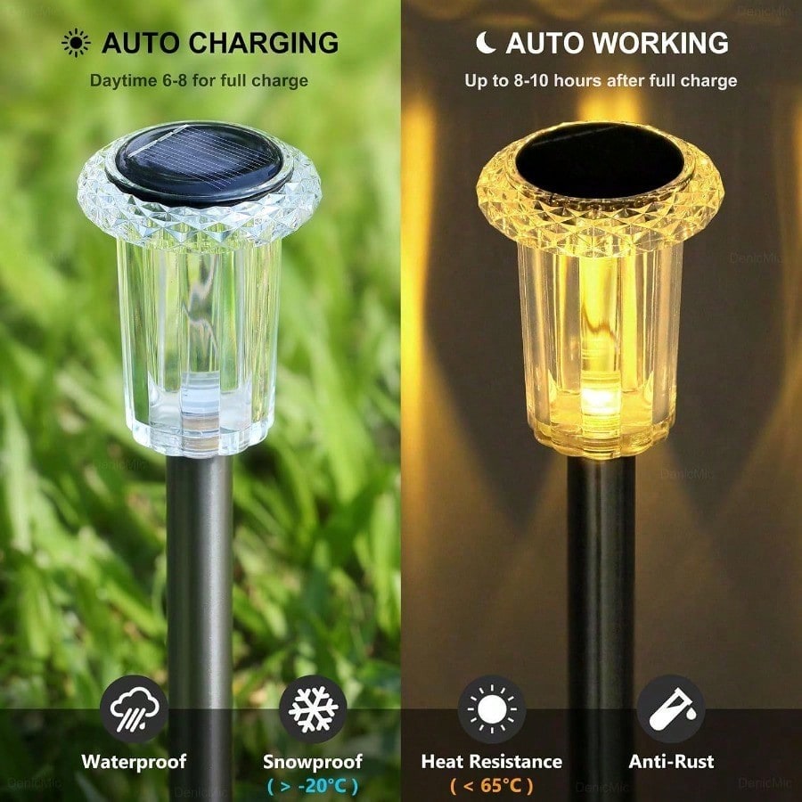 4 adet Dış Mekan Güneş Enerjil - Solar Ground Light Driveway incelemesi ve fiyatı