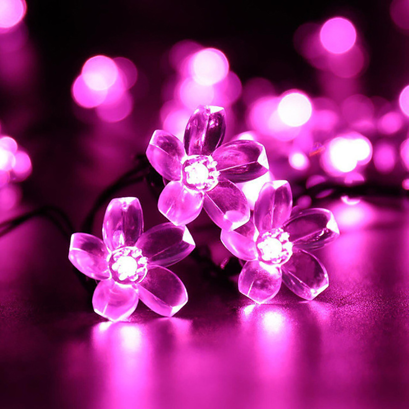 Güneş Kiraz Bahçesi Çiçeği Çiç - Solar String Lights Outdoor 20M incelemesi ve fiyatı