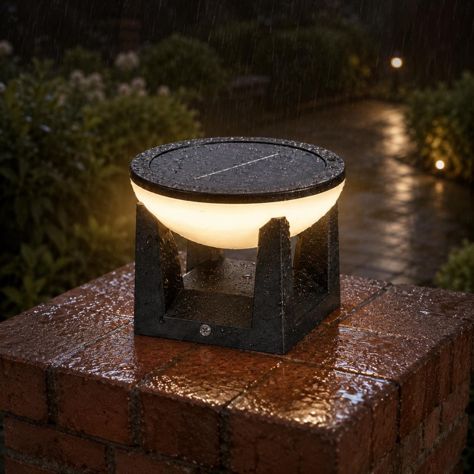 Güneş Enerjili Direk Lambası K - Solar Garden Light Outdoor Waterproof incelemesi ve fiyatı
