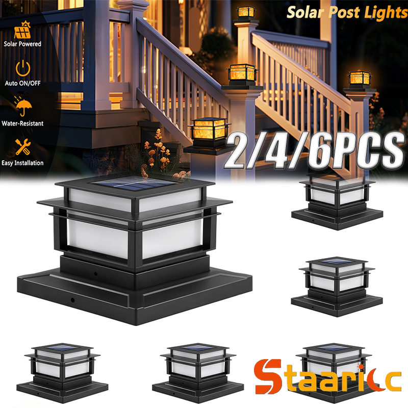STAARIC 6'lı Paket Güneş Enerj - Solar Post Cap Light 4X4 incelemesi ve fiyatı