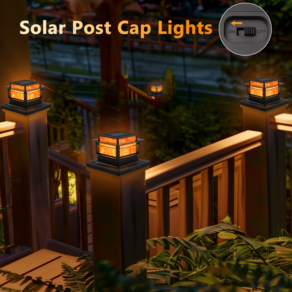 STAARIC 6'lı Paket Güneş Enerj - Solar Post Cap Light 4X4 incelemesi ve fiyatı
