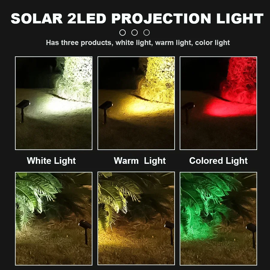 2LED'li RGB Güneş Enerjili Dış - Solar Garden Spotlight Rgb incelemesi ve fiyatı