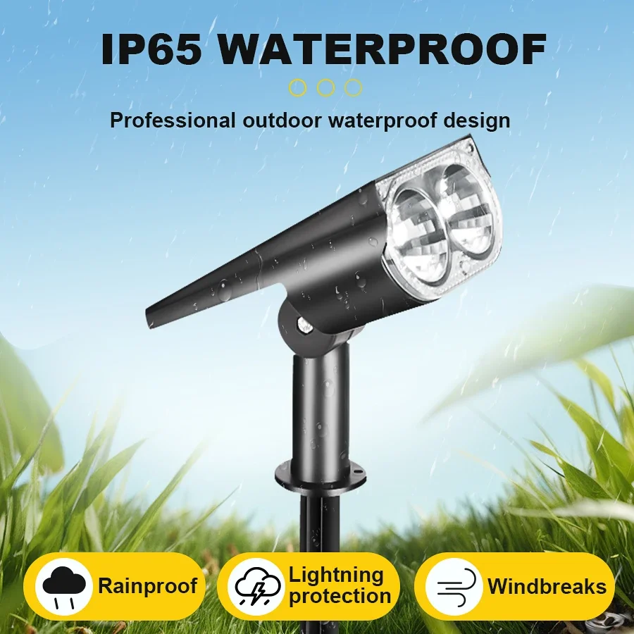 2LED'li RGB Güneş Enerjili Dış - Solar Garden Spotlight Rgb incelemesi ve fiyatı